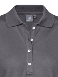 Dunkelgraues Damen Poloshirt